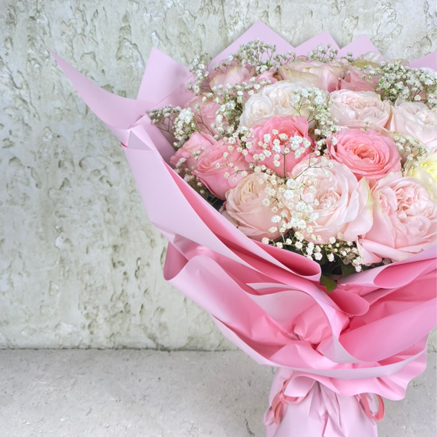 Blush Pink Rose Bouquet
