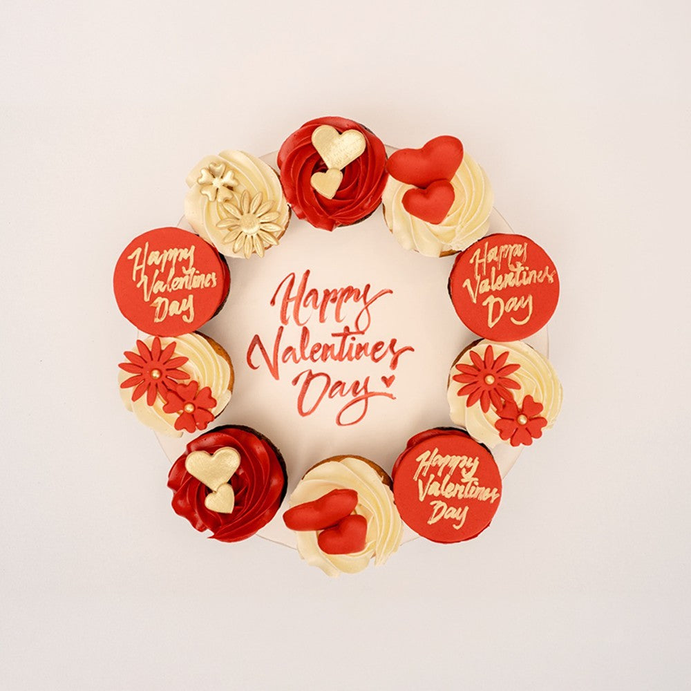 10 Cupcakes Valentine