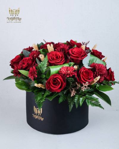 Ruby Heart Blossoms – A Timeless Expression of Passion.