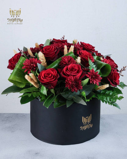 Ruby Heart Blossoms – A Timeless Expression of Passion.