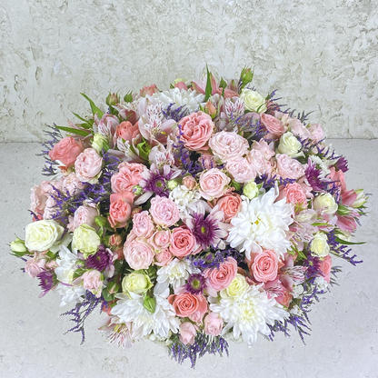 Mixed Pink & White Floral Box