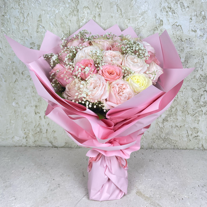 Blush Pink Rose Bouquet