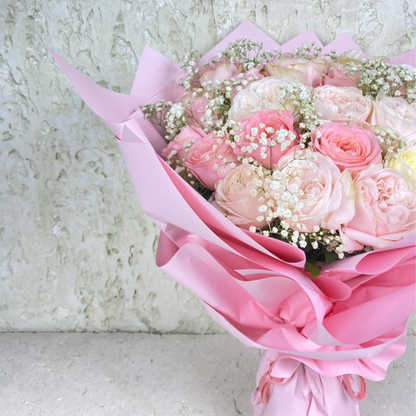 Blush Pink Rose Bouquet