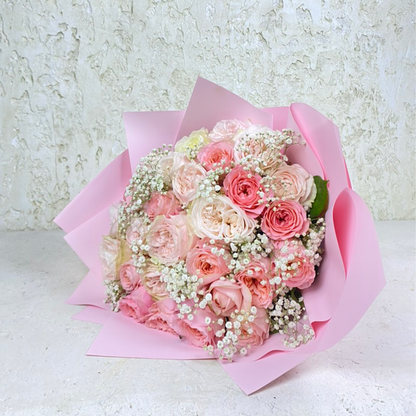 Blush Pink Rose Bouquet