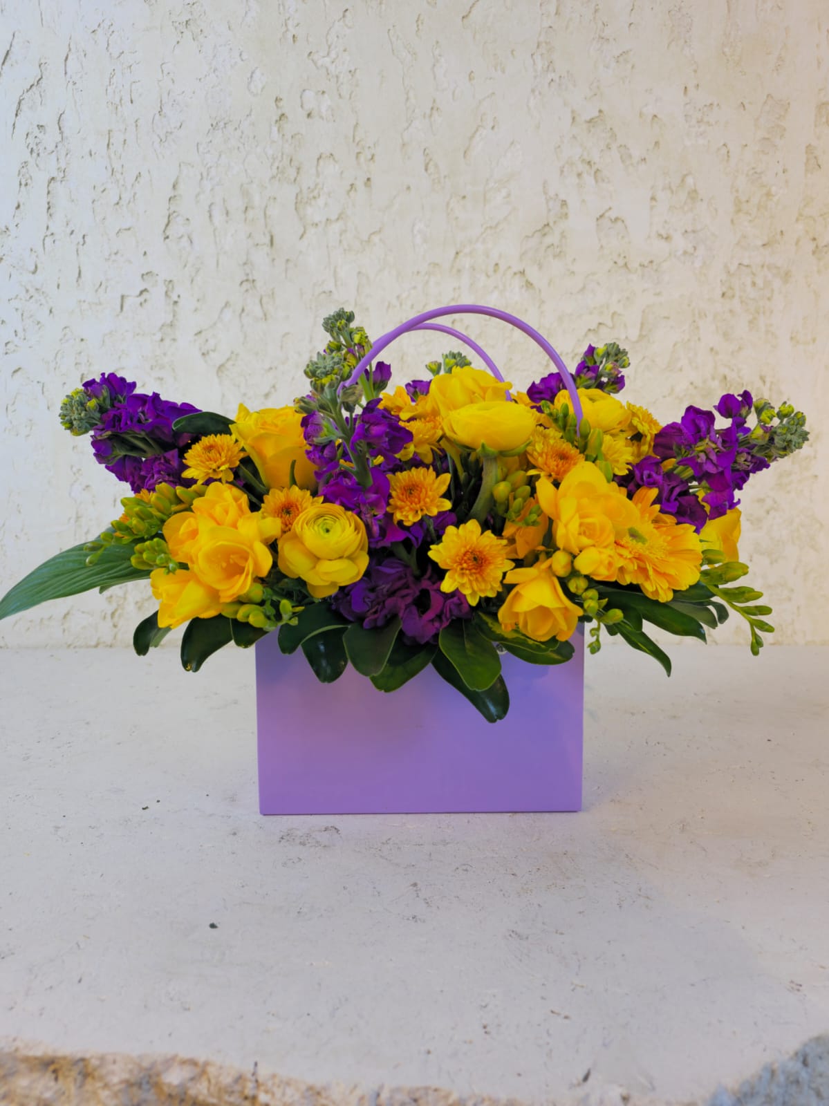 Joyful Yellow Purse