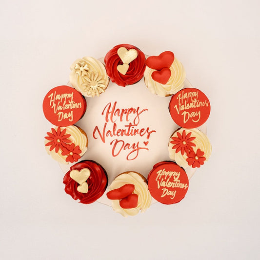 10 Cupcakes Valentine