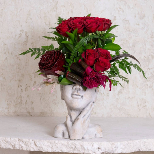 تمثال وردة فنية